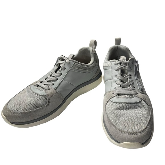 VIONIC ATHENA GREY SIDE ZIP SNEAKERS SIZE 10 - Picture 6 of 11
